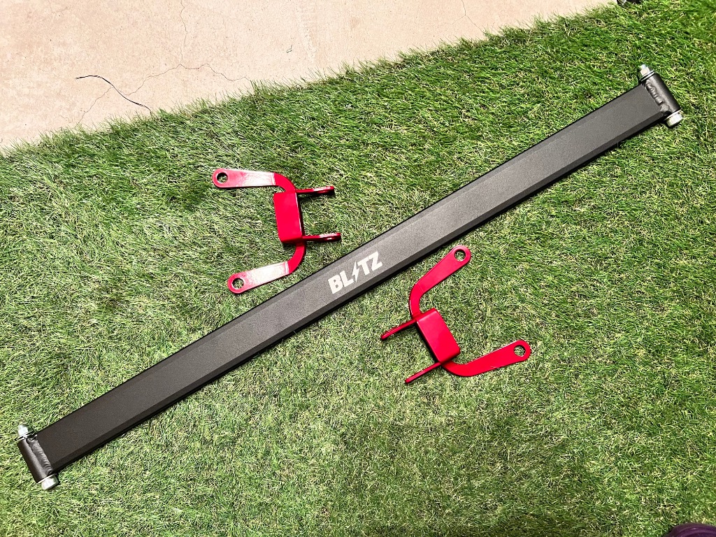 KKさん専用 楽天市場】BLITZ ブリッツ ストラットタワーバー レッド リア用