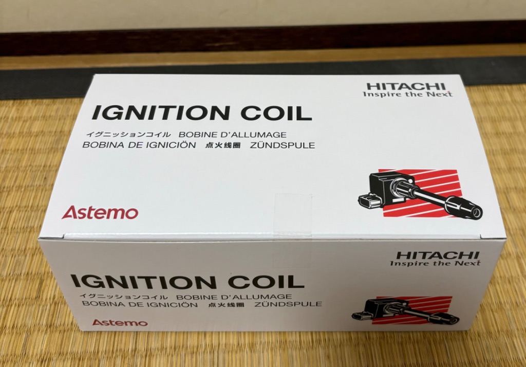 U19T14-COIL 日立　イグニッションコイル 4個セットZRR70系など 日立 イグニッションコイル トヨタ ノア、ヴォクシー ZRR 70系 4