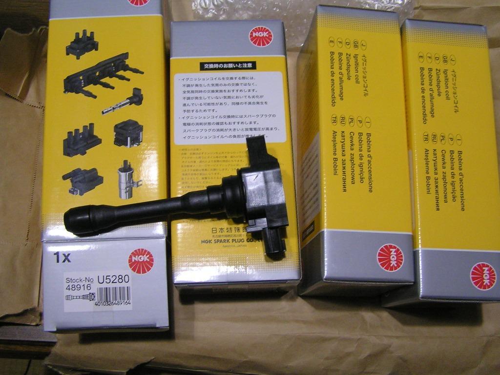 NGK 【在庫あり即納!!】NGK イグニッションコイル U5280 4本set
