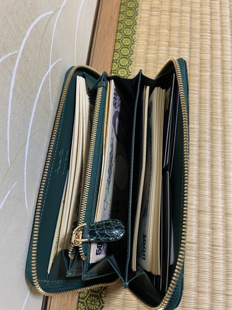 クロコダイル長財布 フォレストグリーン クロコダイル長財布グリーン クロコダイル財布 メンズ 長財布