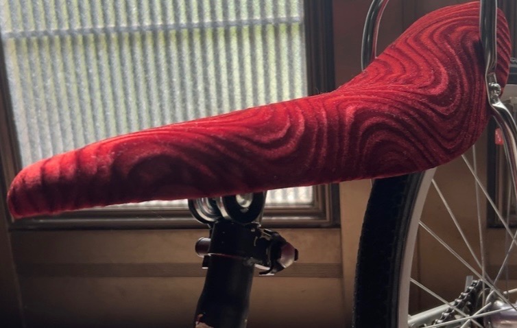 CREW'S（クルーズ） 自転車 ロングシート ベロア モケット バナナ
