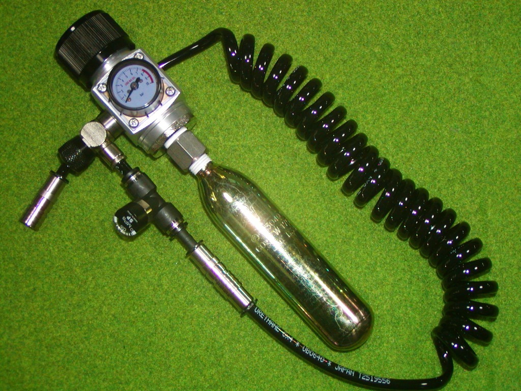 CO2 レギュレーター ボンベ5本付 WaterPlantsWorld