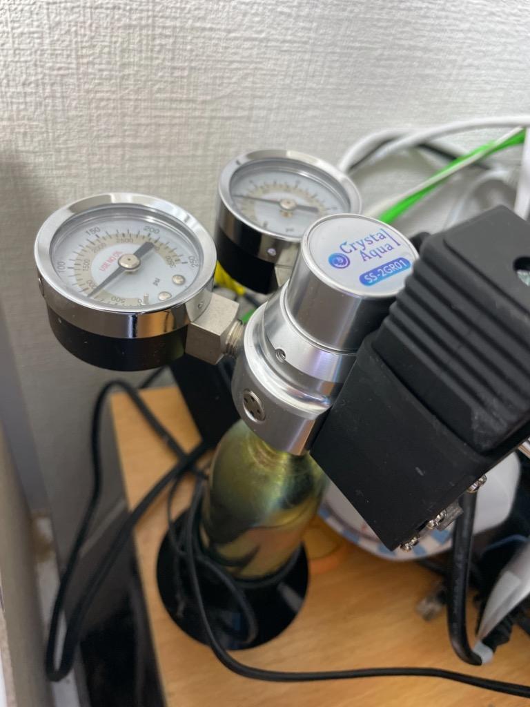 小型・大型ボンベ両用 CO2レギュレーター(SS-1GR02AB-A) / スピード
