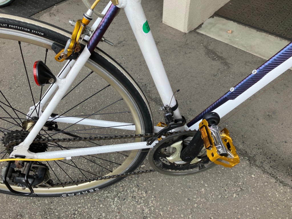 自転車 アルミ フラット ペダル FPD NWL-517 クロスバイク