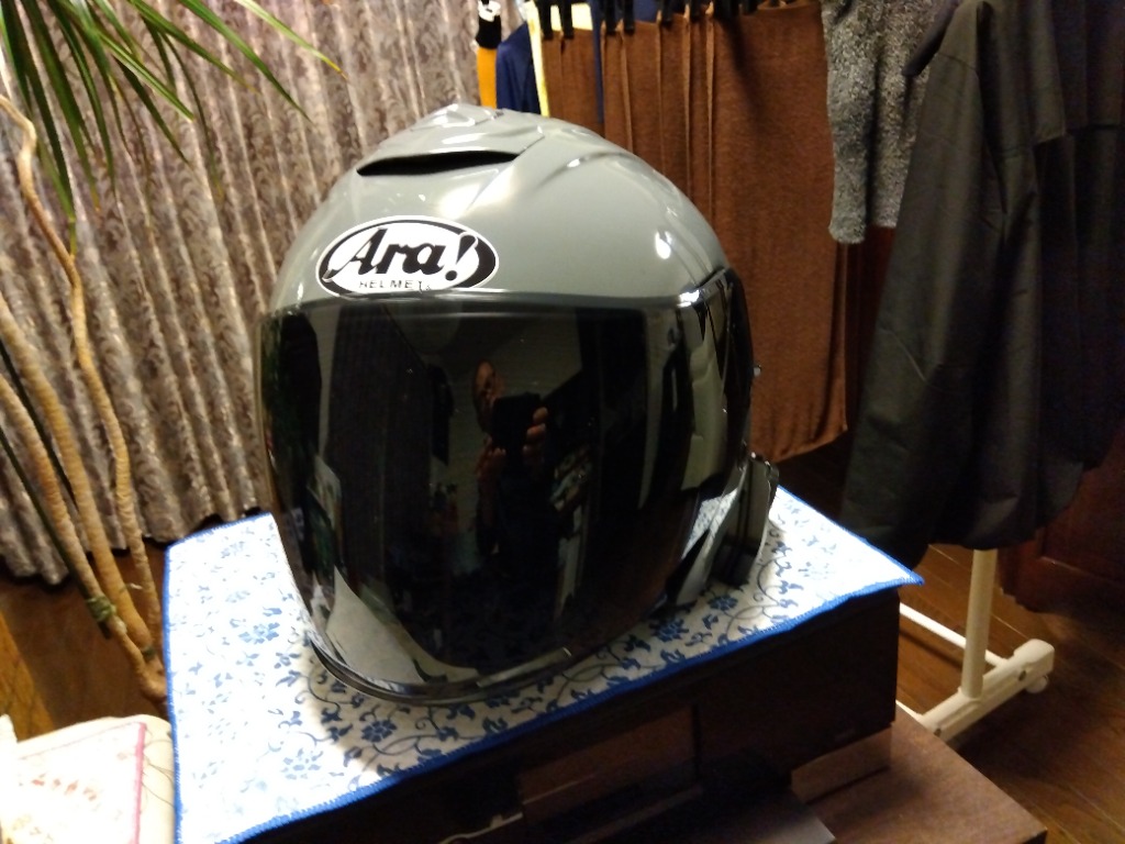 コミネHK172 パールホワイト ジェットヘルメット 美品　収納袋付き コスパ最強!】コミネのジェットヘル HK-172を1年半使い倒して