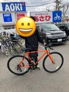 あさひ」レユニオン リル-K クロスバイク 自転車 : 24796 : サイクル