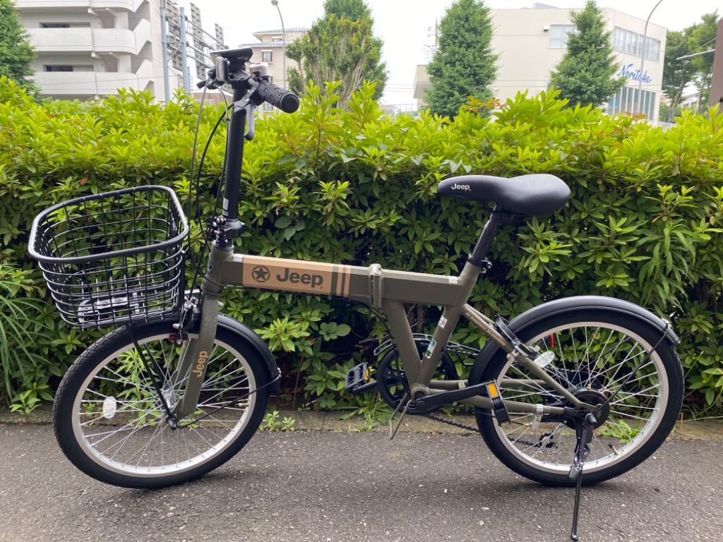 Jeep（ジープ） 折り畳たたみ自転車 JE-206G 22年モデル【全国送料無料