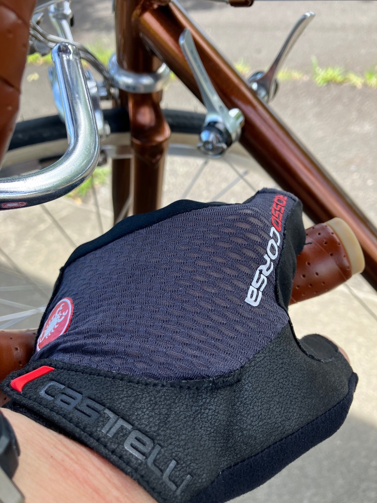 Castelli Rosso corsa グレー迷彩【新品•未使用】 CASTELLI（カステリ）ROSSO CORSA PRO GLOVE （ローザコサープロ