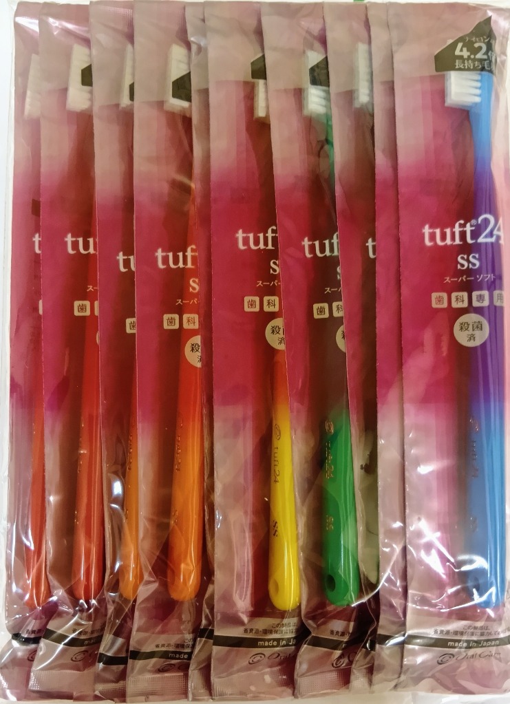 Oral Care 歯ブラシ タフト24 オーラルケア SS(スーパーソフト) カラー