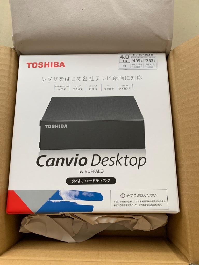 ☆CANVIO DESKTOP HD-TDA4U3-B [ブラック] 【外付け ハードディスク】 : p000000747824 : ディーライズ2号  - 通販 - Yahoo!ショッピング