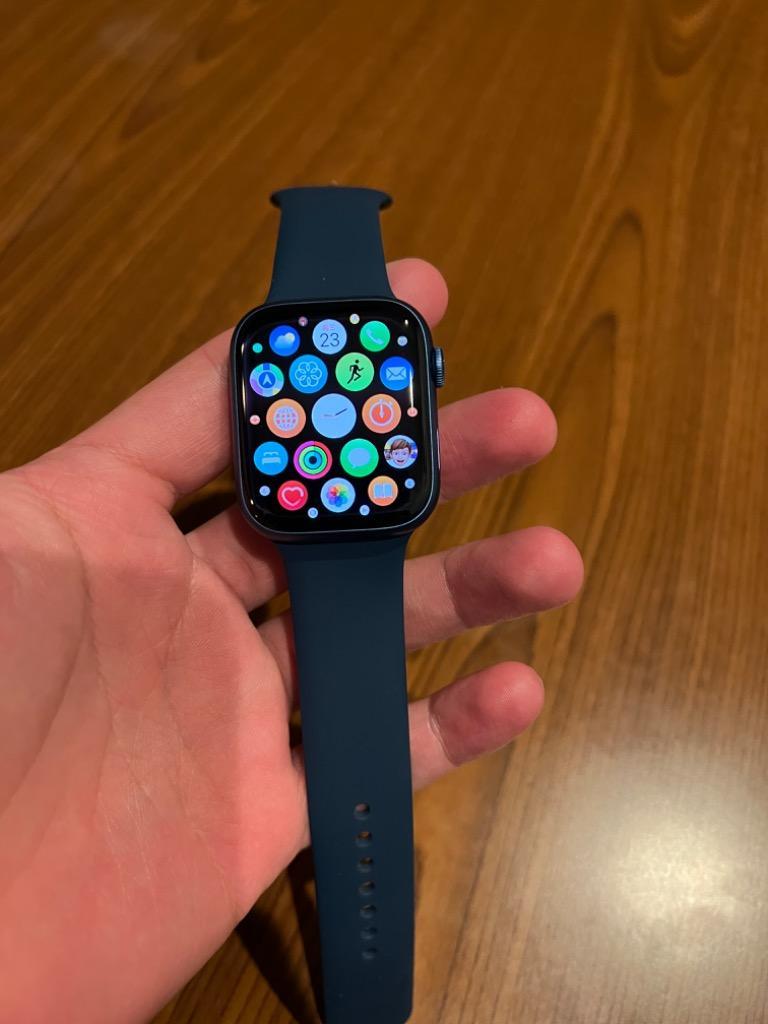 ☆Apple Watch Series 7 GPSモデル 45mm MKN83J/A [アビスブルー