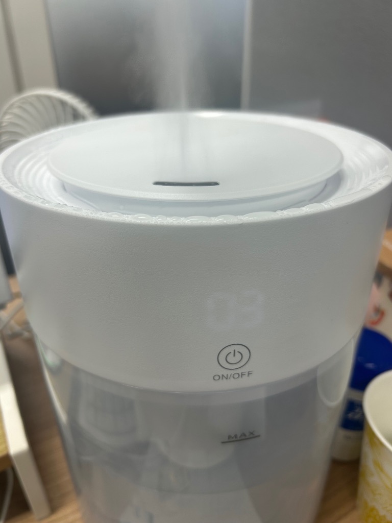 アビテラックス 超音波加湿器 AUH-30 上部給水 加湿量3段階調節 卓上 タ アビテラックス 超音波加湿器 AUH-30 上部給水 加湿量3段階調節
