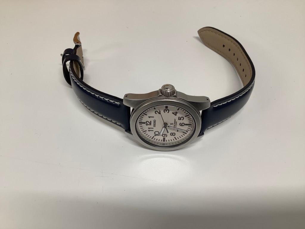 BAMBI BUE015DP LEATHER バンビ レザー 馬革 コードバン 腕時計