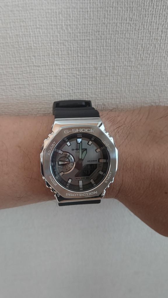 G-SHOCK シルバー メタル 八角形 GM-2100-1AJF CASIO カシオ