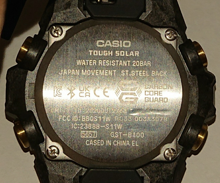 G-STEEL Gスチール 黒 ゴールド GST-B400GB-1A9JF CASIO カシオ G