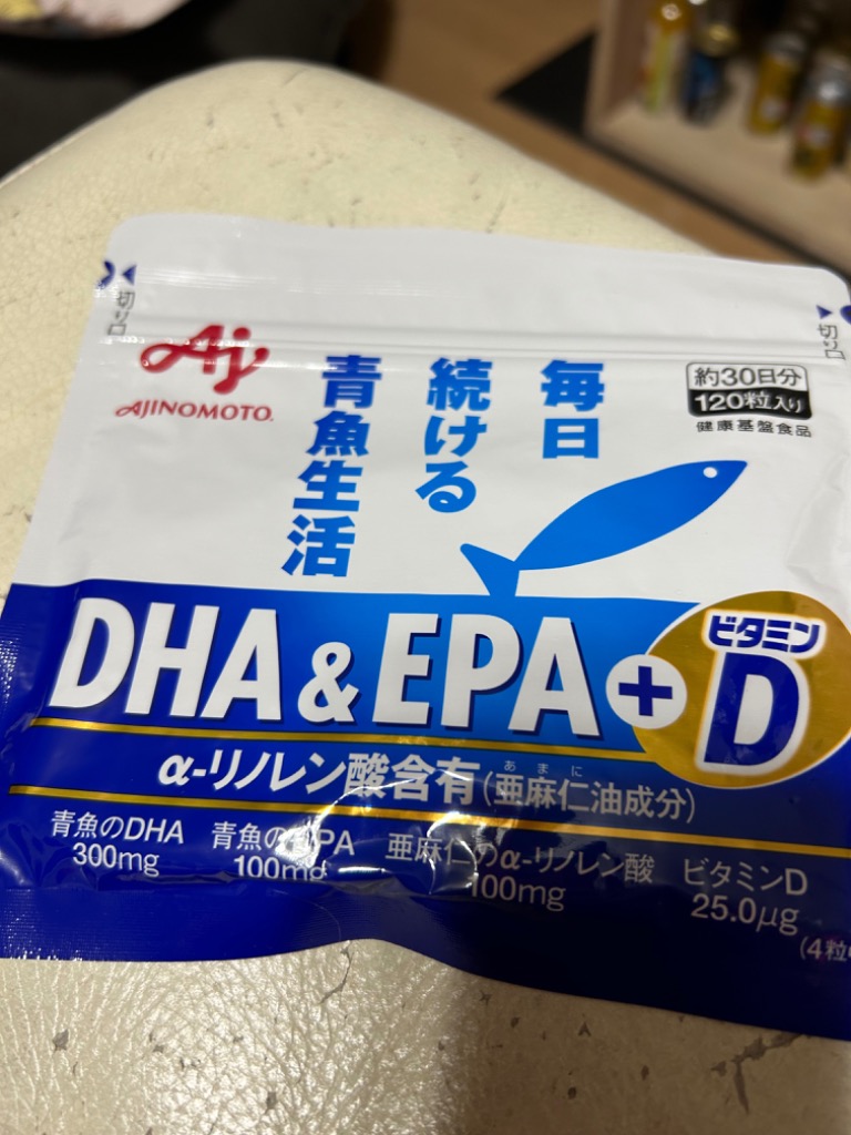 味の素 DHA＆EPA＋ビタミンD 約30日分 120粒入り AJINOMOTOのレビュー・口コミ - Yahoo!ショッピング -  PayPayポイントがもらえる！ネット通販