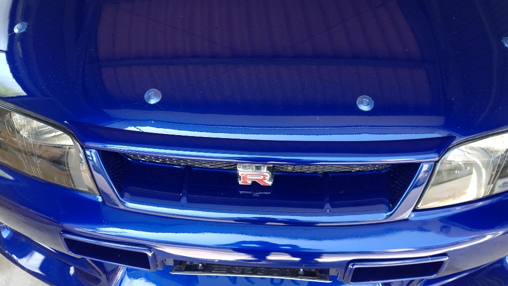 BCNR33 ボンネットフードトップモール R33 QM1 GT-R GTR BCNR33用 純正タイプ フードトップモール | GAZELLE PUNCH