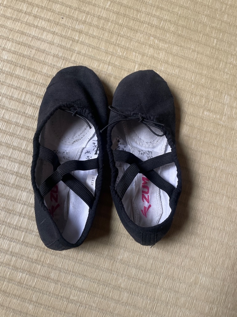ZUM バレエシューズ スプリットソール キャンバス 大人 キッズ