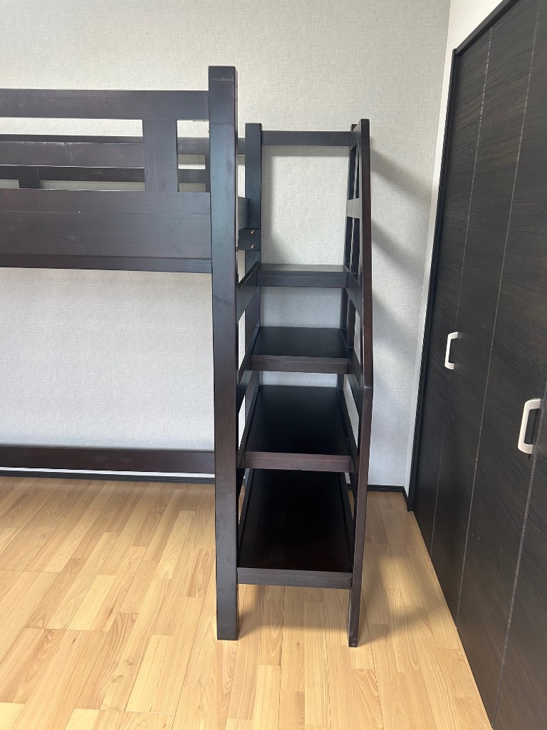 階段付きロフトベッド 1,000円OFFクーポン エスパス 宮棚付 耐
