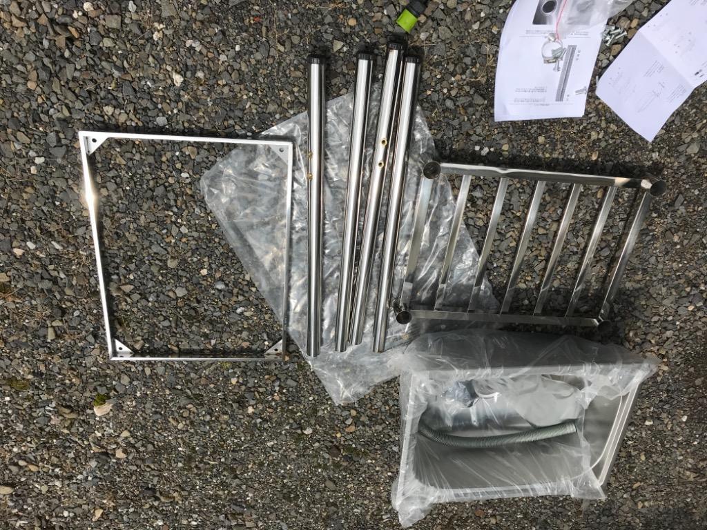流し台 ステンレス製 屋外 蛇口付き 深型 DIY 水栓付き ガーデン 流し台 ステンレス製 屋外 蛇口付き 深型 DIY 水栓付き ガーデン