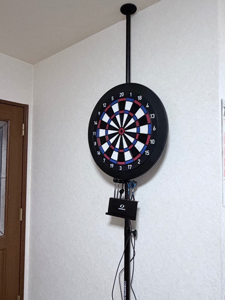 DARTSLIVE(ダーツライブ) ポールスタンド ブラック(ダーツ スタンド