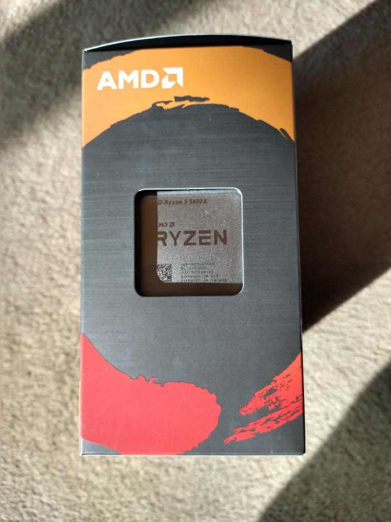送料無料 AMD Ryzen 5 5600X with Wraith Stealth cooler 3.7GHz 6コア / 12スレッド
