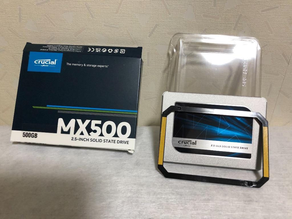 送料無料Crucial クルーシャル SSD CT500MX500SSD1 500GB MX500 SATA3 内蔵2.5インチ 7mm 五年