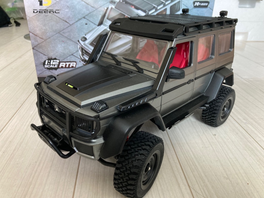 ラジコン ラジコンカー オフロード DEERC クローラー 4WD カスタム 