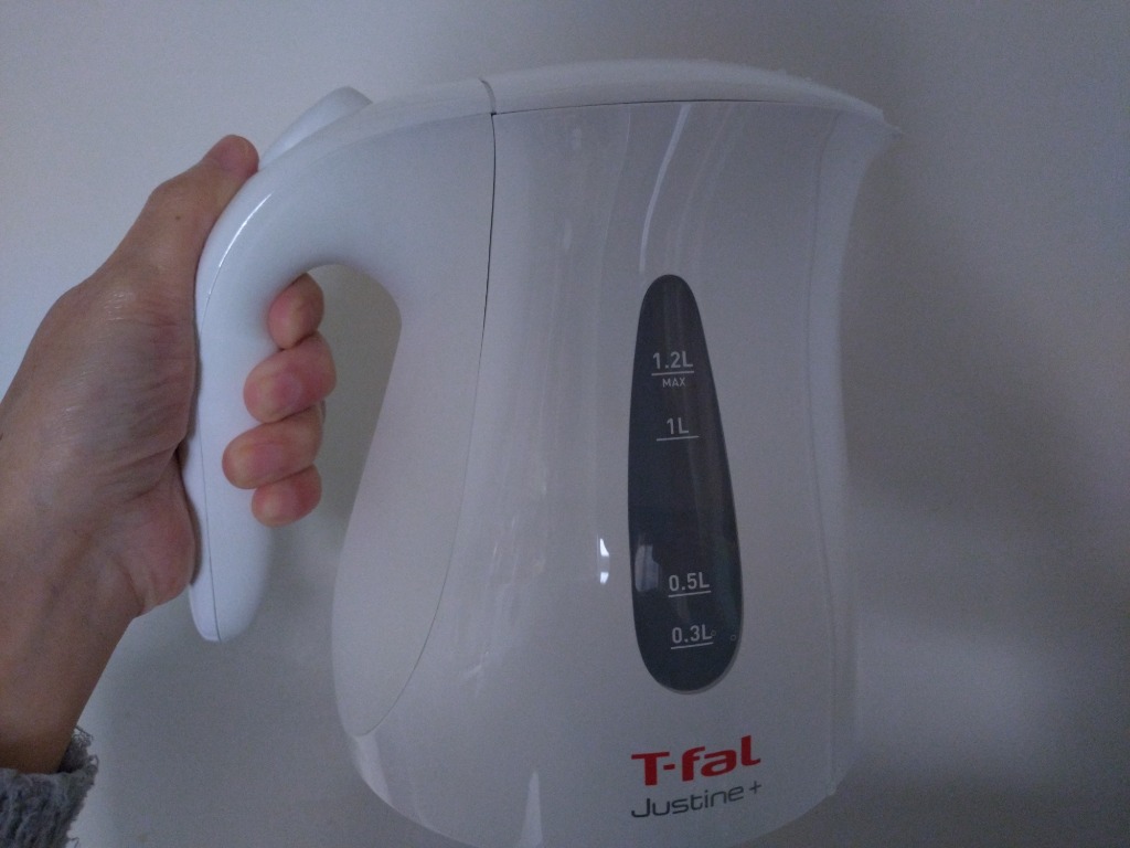 ティファール T-fal 電気ケトル ジャスティン プラス 1.2L ホワイト