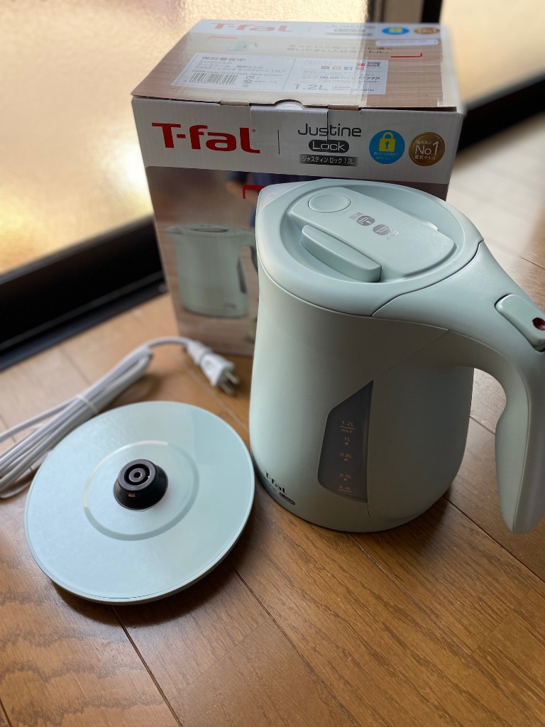 T-fal（ティファール） 電気ケトル ジャスティン ロック 1.2L セージ