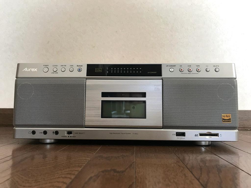 TOSHIBA Aurex ハイレゾ対応SD/USB/CDラジオカセットレコーダー TY-AK2 