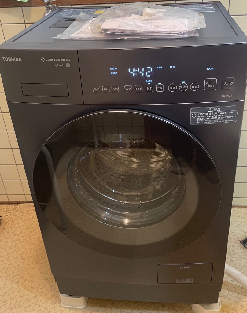東芝　洗濯機　 東芝 ドラム洗濯機 左開き 洗濯8.0kg 乾燥4.4kg 幅64cm ウルトラ