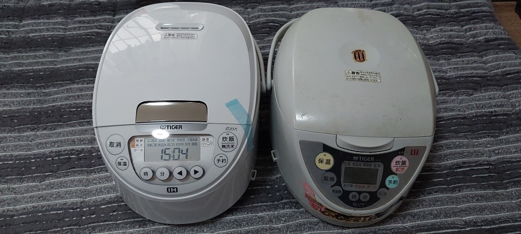 TIGER IH炊飯器 JKC-F ホワイト　5.5合 タイガー TIGER IHジャー炊飯器 5.5合炊き ピュアホワイト JPW