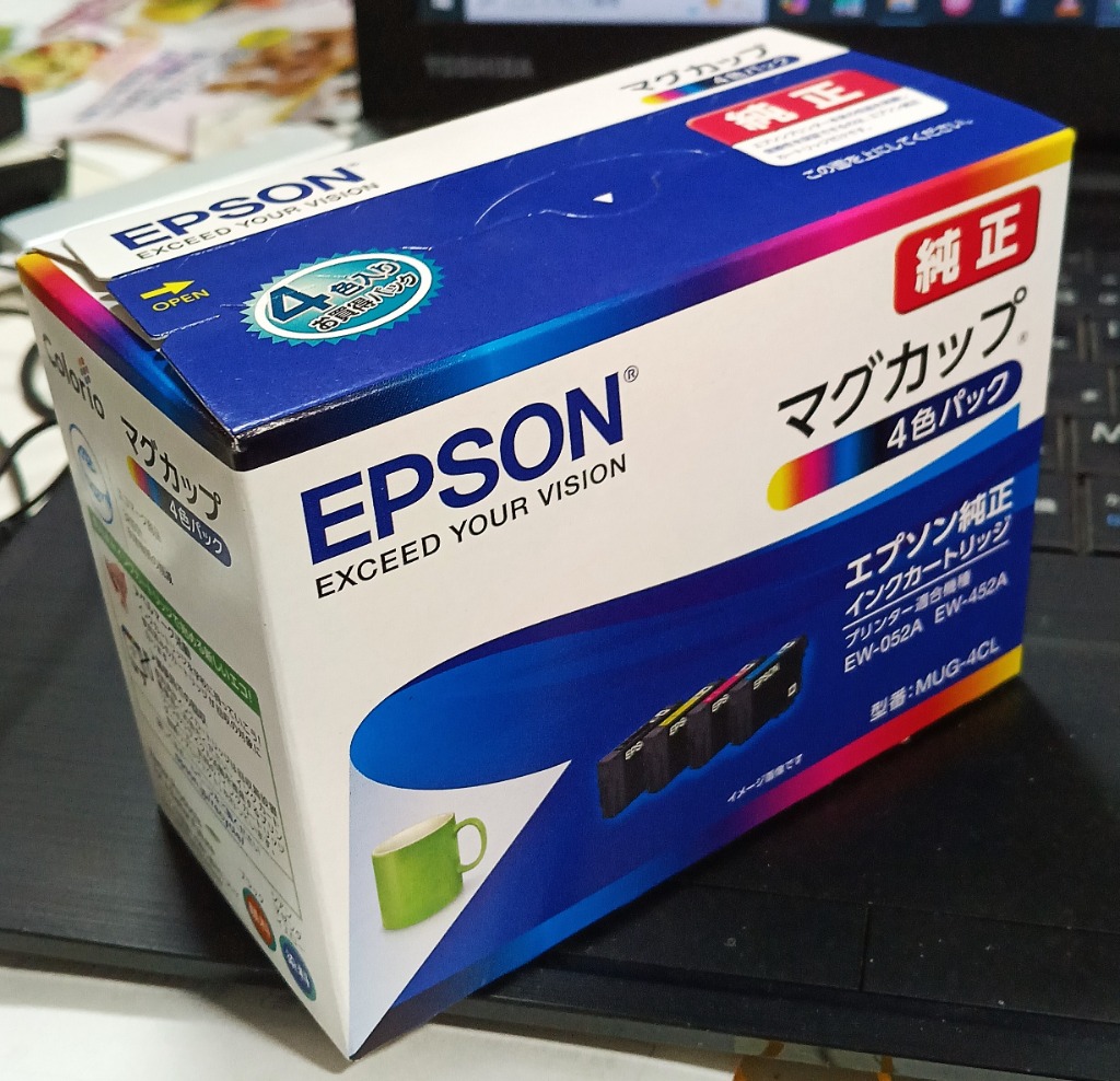 エプソン EPSON 純正インクカートリッジ MUG-4CL マグカップ 4色