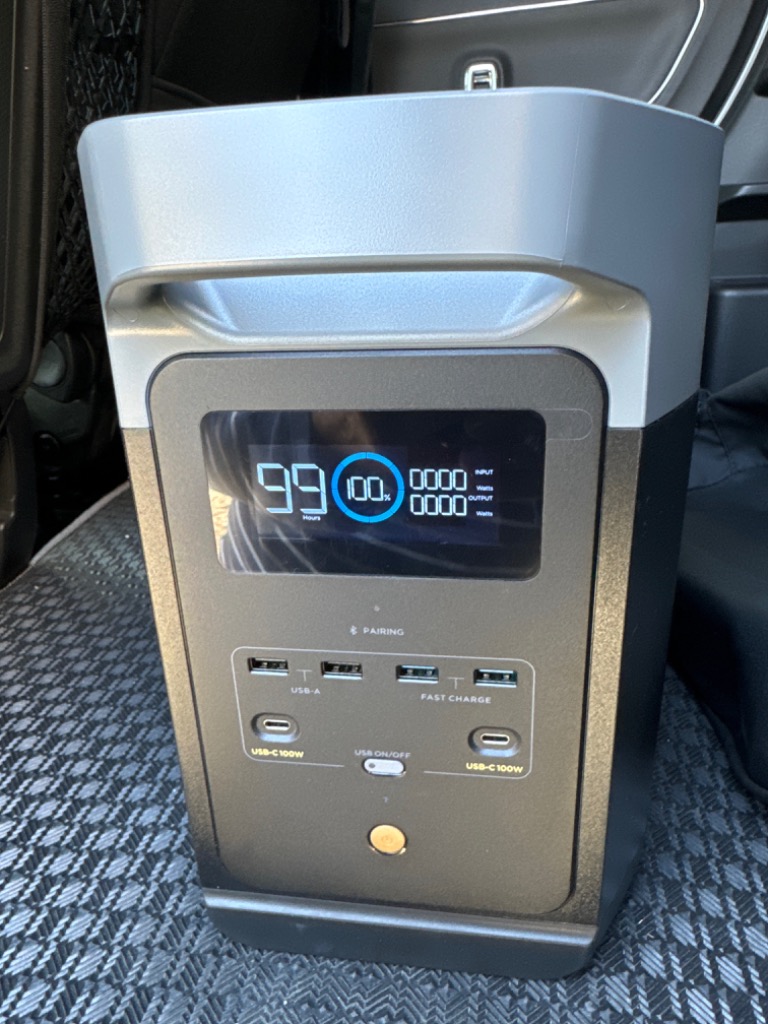 ECOFLOW DELTA2 （ポータブル電源 1024Wh/最大1900W パススルー