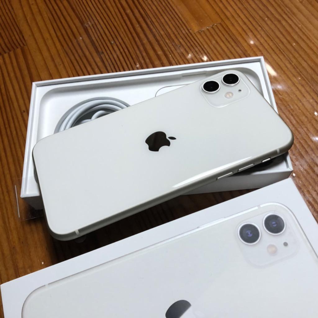 iPhone 11 iPhone11 64GB ホワイト MHDC3J/A SIMフリー【即日