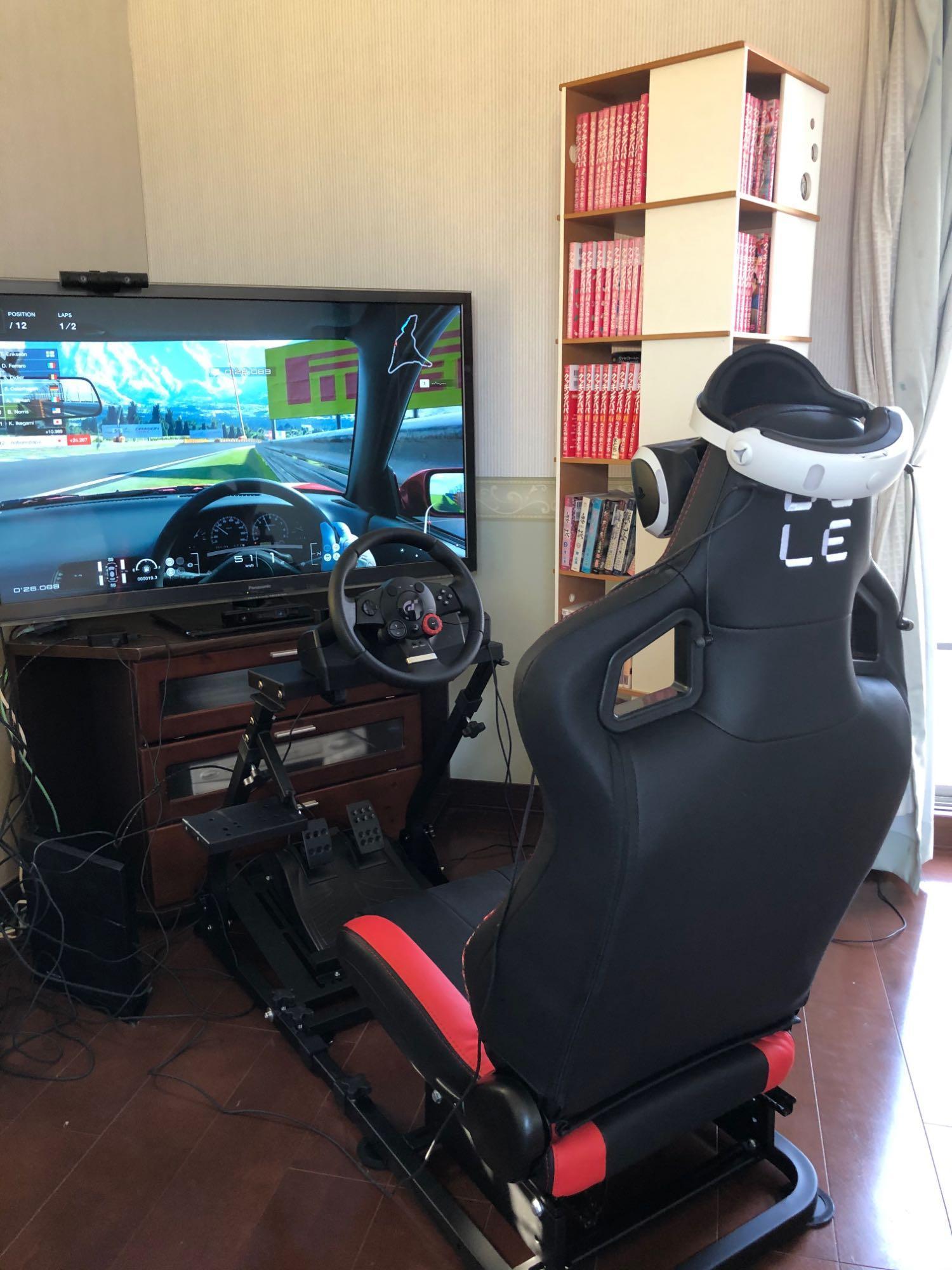 Racing Chair DRS-1 レーシング チェア 椅子 + AP2 Racing Wheel Stand 