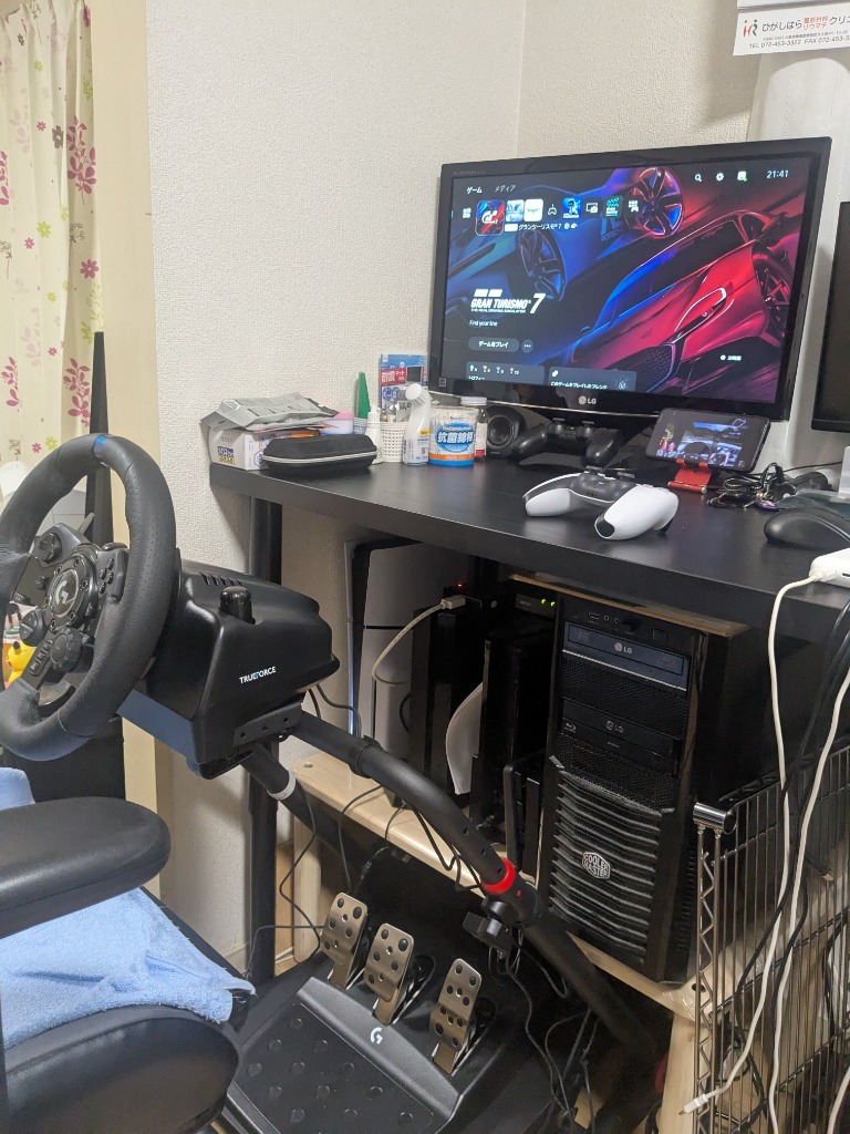 DELE ホイールスタンド ロジクール G29/G923 Moza R5/R3 Fanatec