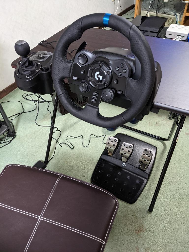 Logitech G923 Driving TureForce Feedback Racing Wheel Shifter付き 