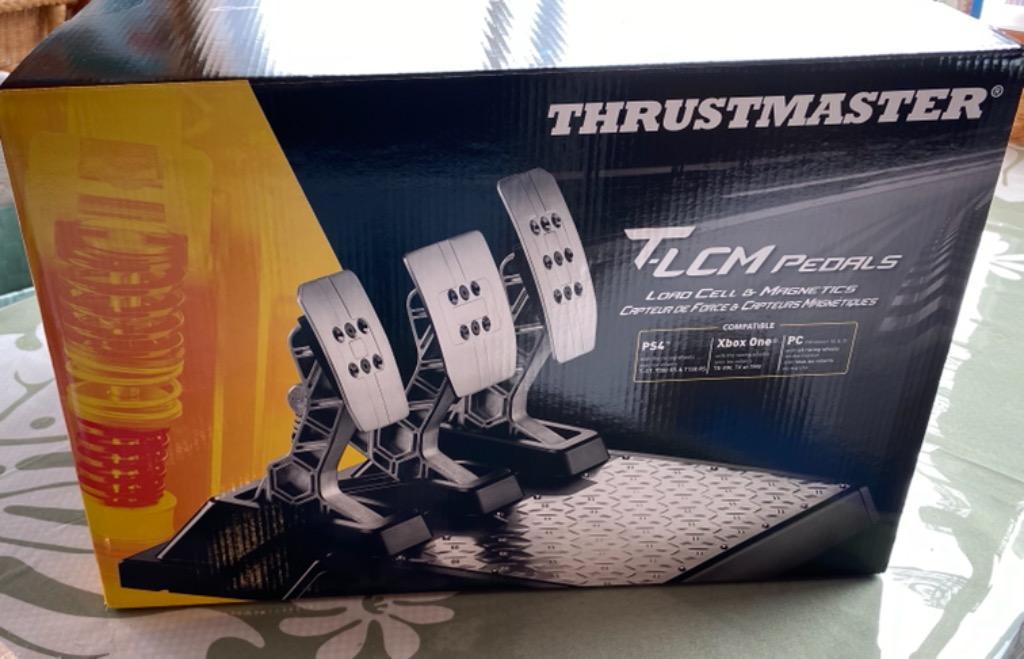 【即納最新品】新品 外箱破れ Thrustmaster T-LCM Pedals スラストマスター ペダル 輸入品 PS4/PC/XOne 対応 一年間保証付き アクセサリ、周辺機器