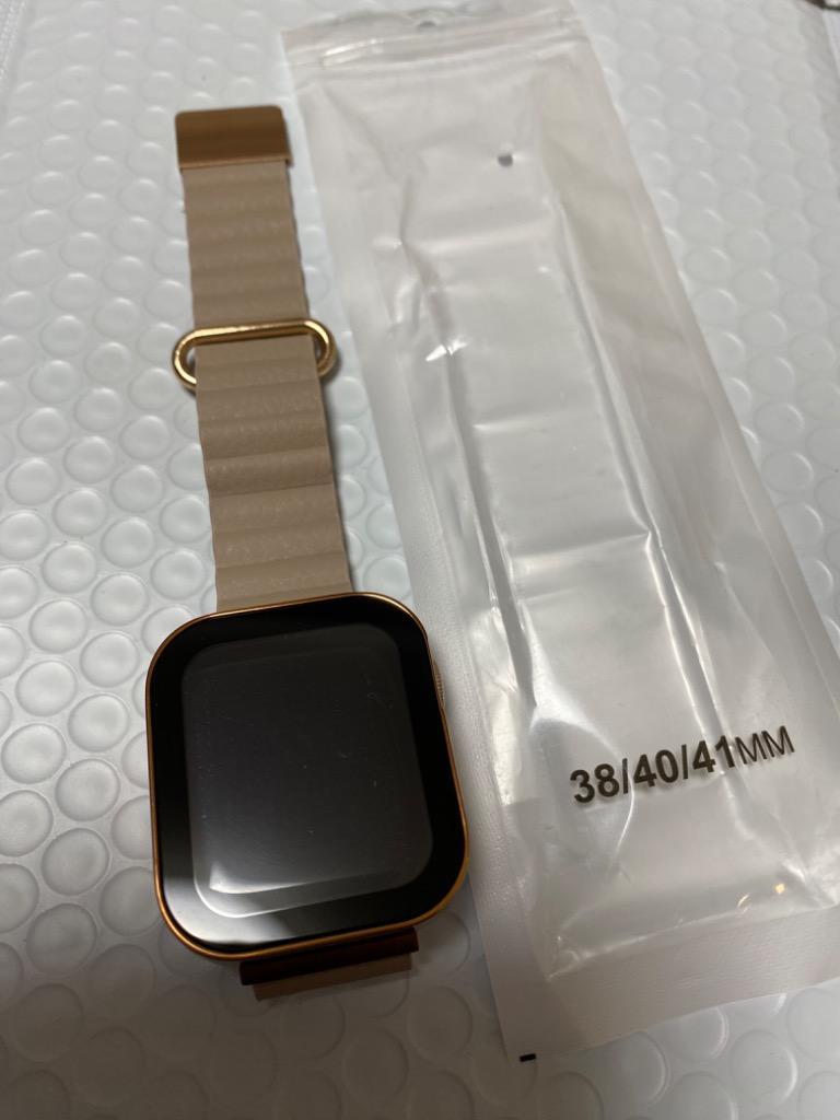 Apple Watch レザーバンド　38 40 41　緑　高級感　上品　夏
