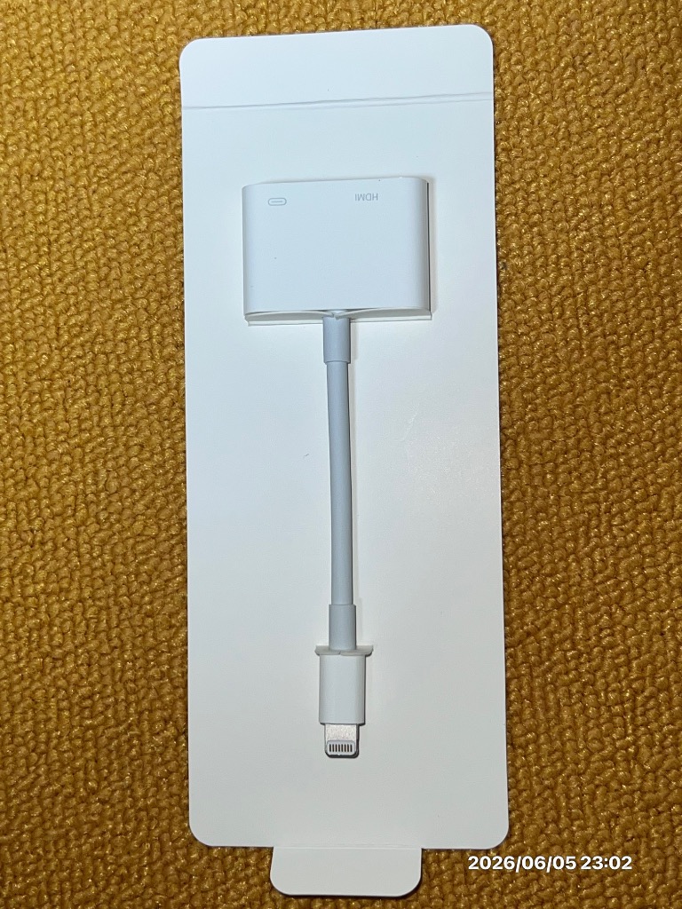 Lightning - HDMI Digital AVアダプタ MW2P3AM/A/appleのレビュー