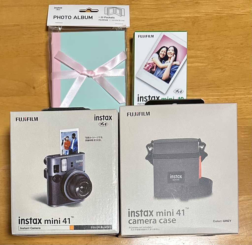 4点セットB)富士フイルム インスタントカメラ チェキ instax