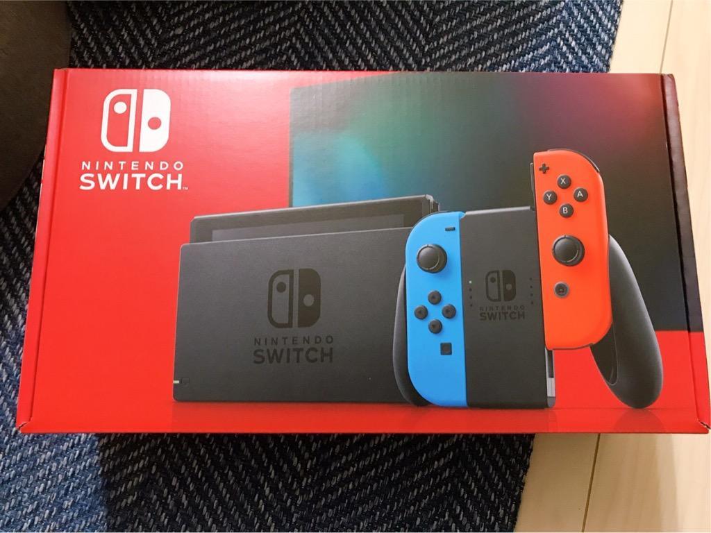 新品 任天堂 新型Nintendo Switch JOY-CON(L) ネオンブルー/(R) ネオン