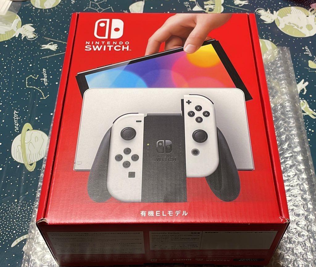 新品Nintendo Switch有機ELモデルJoy-Con(L)/(R) ホワイト HEG-S-KAAAA ...