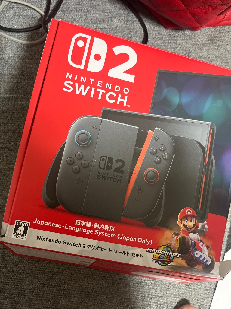 Nintendo Switch - ニンテンドースイッチ2（日本語・国内専用）マリオカート ワールド セット Amazon.co.jp: Nintendo Switch 2(日本語・国内専用) マリオ