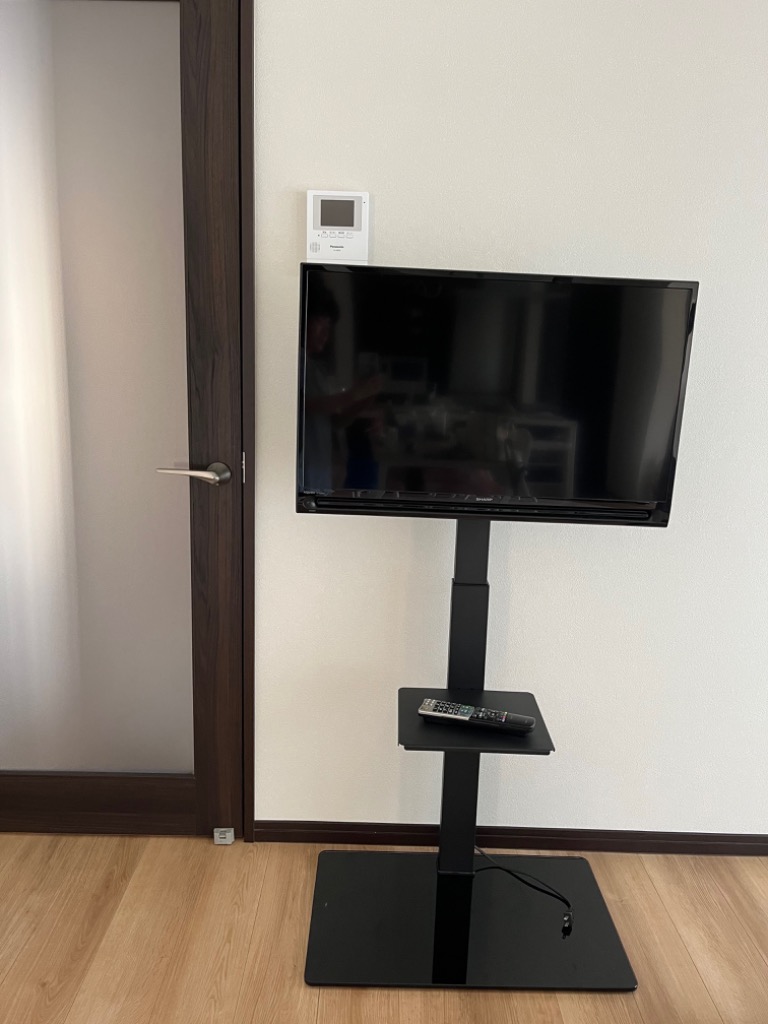 テレビ台 壁掛け風 収納 おしゃれ テレビスタンド 壁寄せ ハイタイプ 