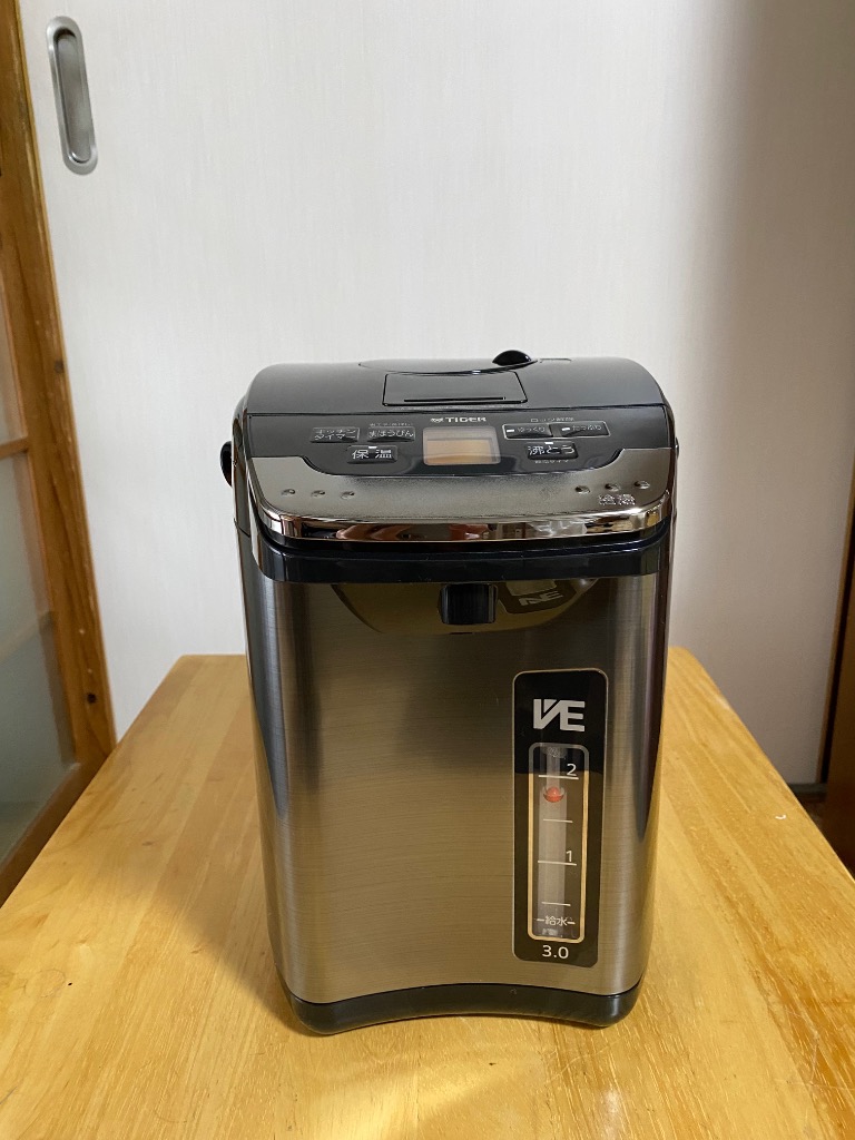 タイガー 蒸気レスVE電気まほうびん とく子さん PIG-H300-K （ブラック