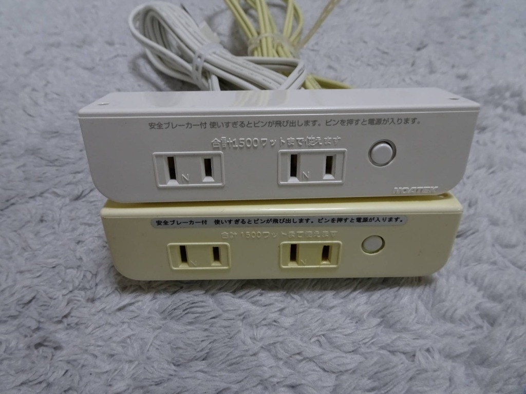 NOATEK 家具用コンセントノア2ヶ口タイプNC-1516NNLブレーカー付
