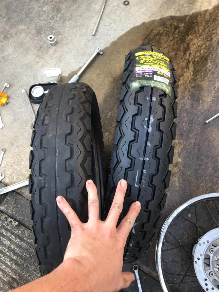 ダンロップタイヤ DUNLOP GP series TT100GP 前後輪共通 110 90-17 MC 60H チューブレス 大人女性の